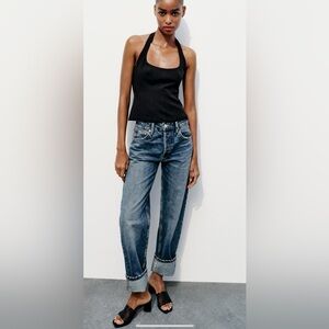Zara jeans mid waist